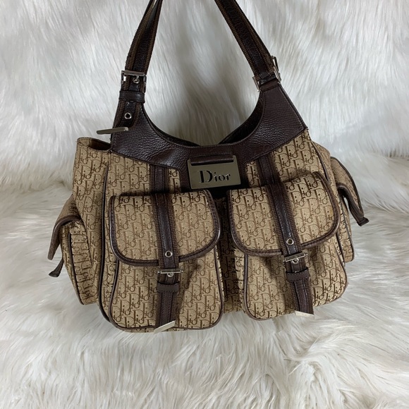 Dior Handbags - Dior Monogram Shoulder Tote Diorissimo
